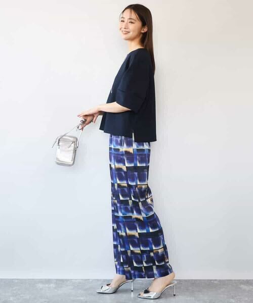 MK MICHEL KLEIN / エムケーミッシェルクラン シャツ・ブラウス | [撥水/UVカット/洗える]ランタンスリーブブラウス | 詳細15