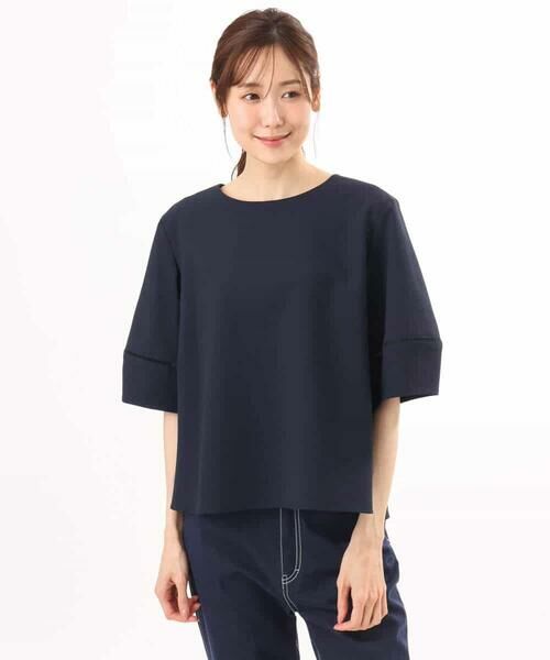 MK MICHEL KLEIN / エムケーミッシェルクラン シャツ・ブラウス | [撥水/UVカット/洗える]ランタンスリーブブラウス | 詳細17