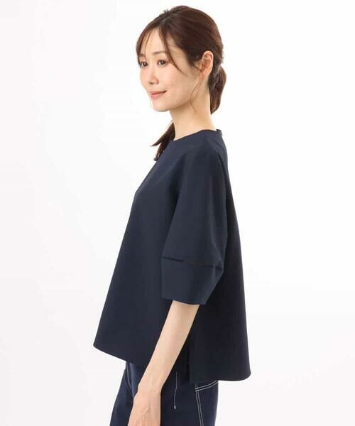 MK MICHEL KLEIN / エムケーミッシェルクラン シャツ・ブラウス | [撥水/UVカット/洗える]ランタンスリーブブラウス | 詳細18