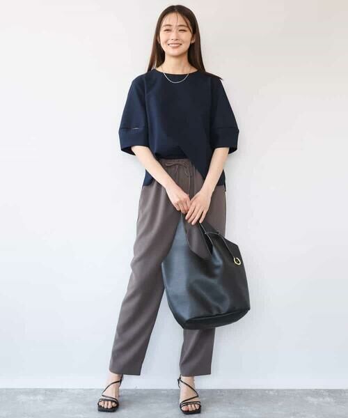 MK MICHEL KLEIN / エムケーミッシェルクラン シャツ・ブラウス | [撥水/UVカット/洗える]ランタンスリーブブラウス | 詳細3