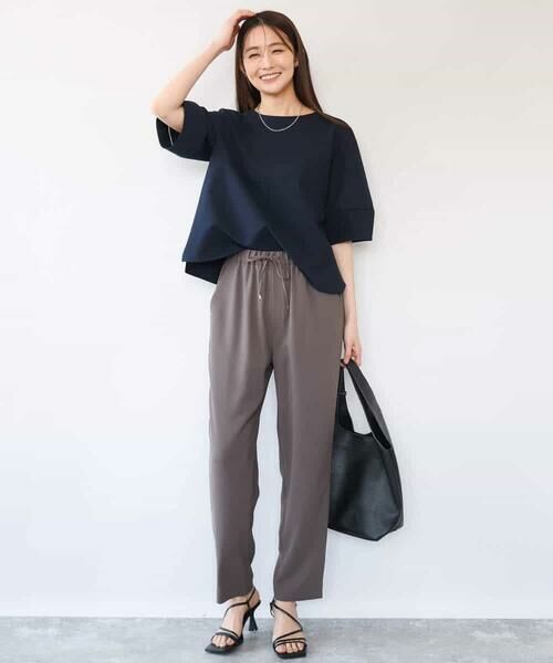 MK MICHEL KLEIN / エムケーミッシェルクラン シャツ・ブラウス | [撥水/UVカット/洗える]ランタンスリーブブラウス | 詳細4