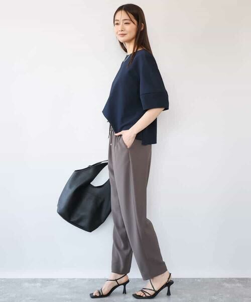 MK MICHEL KLEIN / エムケーミッシェルクラン シャツ・ブラウス | [撥水/UVカット/洗える]ランタンスリーブブラウス | 詳細5