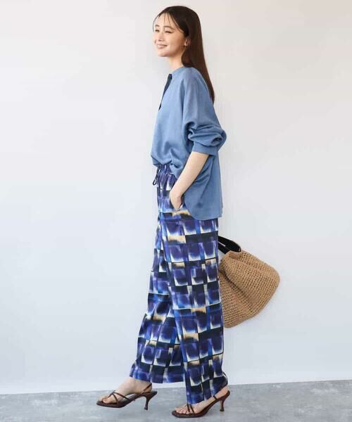 MK MICHEL KLEIN / エムケーミッシェルクラン シャツ・ブラウス | [接触冷感/通気性/洗える]ラミーリネン混シャツブラウス | 詳細15