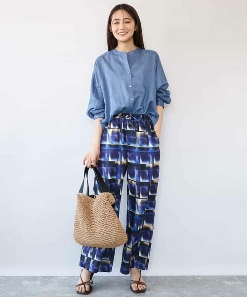 MK MICHEL KLEIN / エムケーミッシェルクラン シャツ・ブラウス | [接触冷感/通気性/洗える]ラミーリネン混シャツブラウス | 詳細16