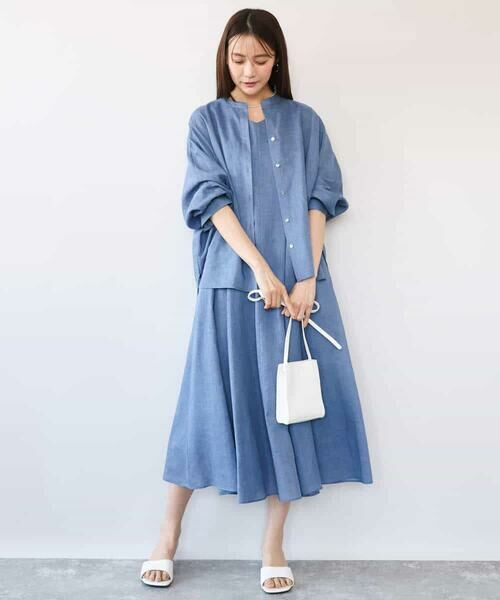 MK MICHEL KLEIN / エムケーミッシェルクラン シャツ・ブラウス | [接触冷感/通気性/洗える]ラミーリネン混シャツブラウス | 詳細22