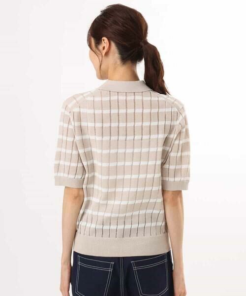 MK MICHEL KLEIN / エムケーミッシェルクラン カットソー | [洗える]衿付きスキッパーデザインニット | 詳細23