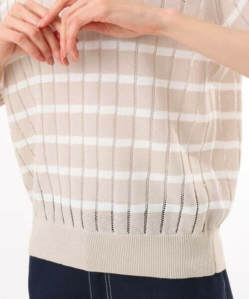 MK MICHEL KLEIN / エムケーミッシェルクラン カットソー | [洗える]衿付きスキッパーデザインニット | 詳細26