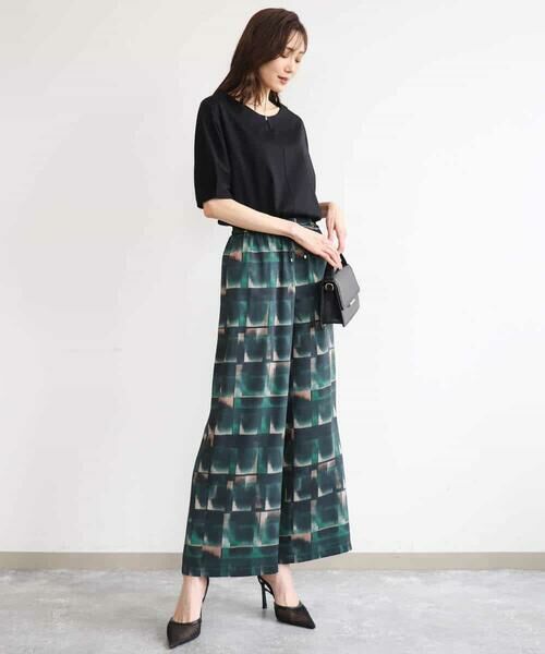 MK MICHEL KLEIN / エムケーミッシェルクラン カットソー | [接触冷感/洗える]シルケットスムース ドルマンスリーブカットソー | 詳細15