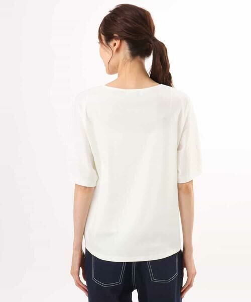 MK MICHEL KLEIN / エムケーミッシェルクラン カットソー | [接触冷感/洗える]シルケットスムース ドルマンスリーブカットソー | 詳細23