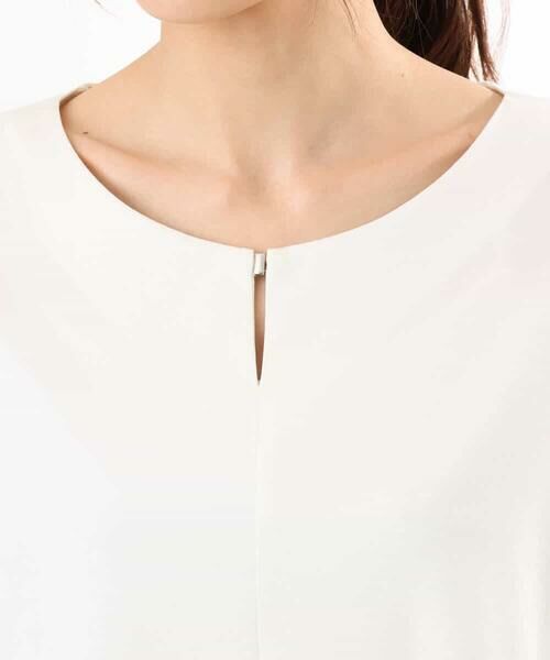 MK MICHEL KLEIN / エムケーミッシェルクラン カットソー | [接触冷感/洗える]シルケットスムース ドルマンスリーブカットソー | 詳細24