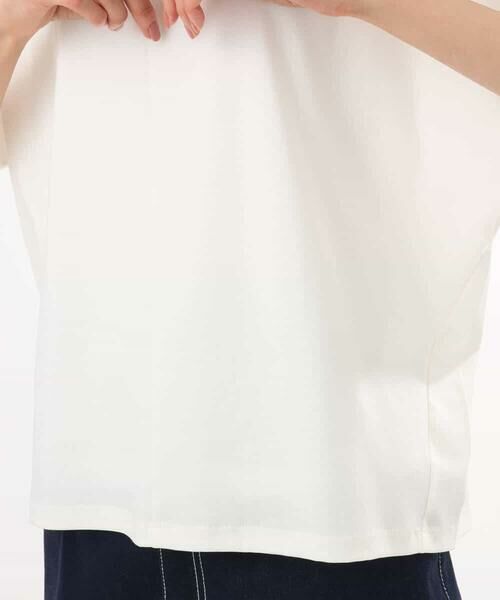 MK MICHEL KLEIN / エムケーミッシェルクラン カットソー | [接触冷感/洗える]シルケットスムース ドルマンスリーブカットソー | 詳細27