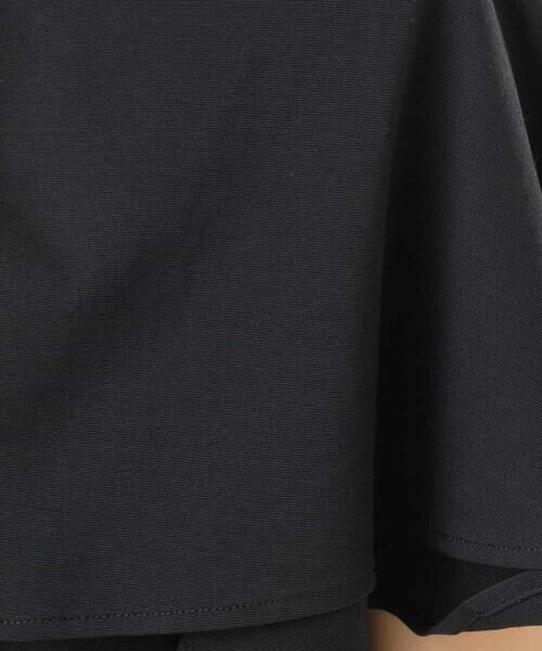 MK MICHEL KLEIN / エムケーミッシェルクラン カットソー | [洗える]シルケット天竺ケープデザインカットソー | 詳細18