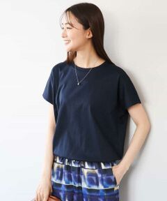 MK MICHEL KLEIN / エムケーミッシェルクラン カットソー | [接触冷感/洗える]裾ドロストデザインカットソー