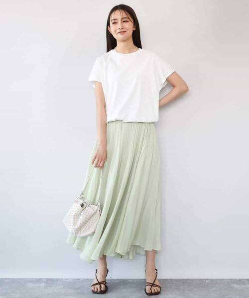 MK MICHEL KLEIN / エムケーミッシェルクラン カットソー | [接触冷感/洗える]裾ドロストデザインカットソー | 詳細10