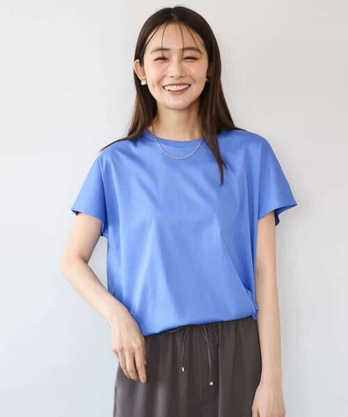 MK MICHEL KLEIN / エムケーミッシェルクラン カットソー | [接触冷感/洗える]裾ドロストデザインカットソー | 詳細12