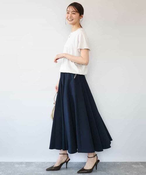 MK MICHEL KLEIN / エムケーミッシェルクラン カットソー | [接触冷感/洗える]裾ドロストデザインカットソー | 詳細18