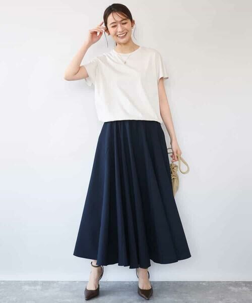 MK MICHEL KLEIN / エムケーミッシェルクラン カットソー | [接触冷感/洗える]裾ドロストデザインカットソー | 詳細19