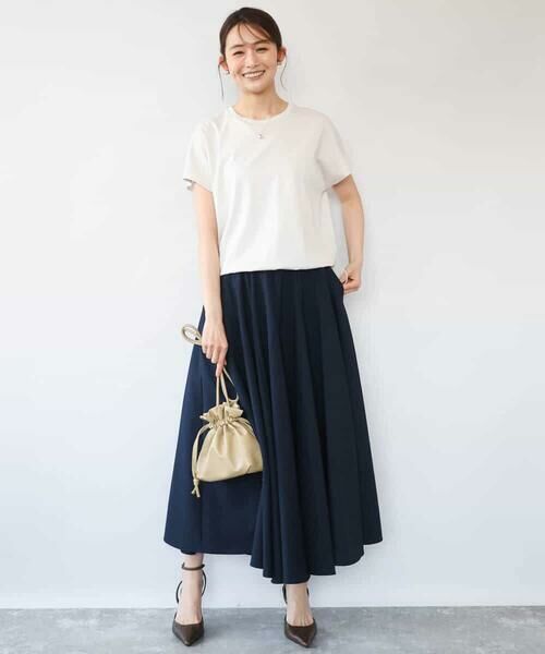 MK MICHEL KLEIN / エムケーミッシェルクラン カットソー | [接触冷感/洗える]裾ドロストデザインカットソー | 詳細20