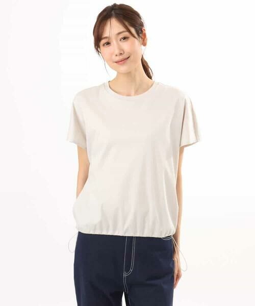 MK MICHEL KLEIN / エムケーミッシェルクラン カットソー | [接触冷感/洗える]裾ドロストデザインカットソー | 詳細21