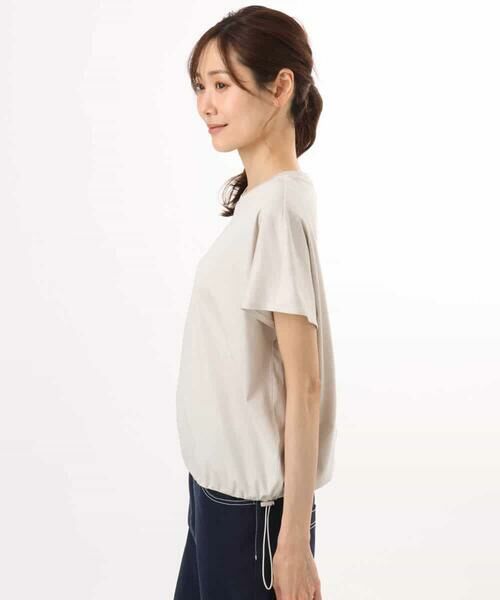 MK MICHEL KLEIN / エムケーミッシェルクラン カットソー | [接触冷感/洗える]裾ドロストデザインカットソー | 詳細22