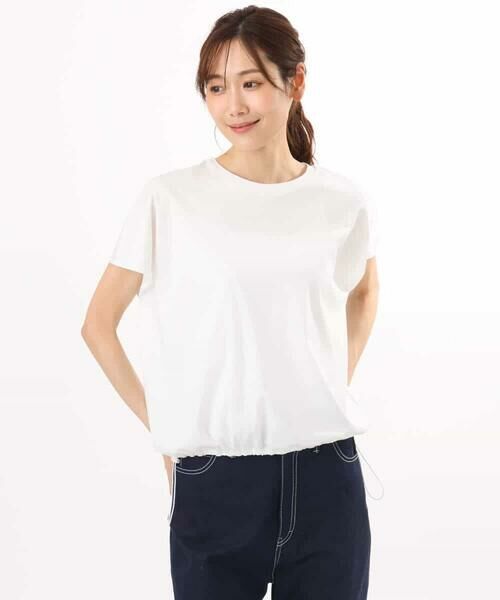 MK MICHEL KLEIN / エムケーミッシェルクラン カットソー | [接触冷感/洗える]裾ドロストデザインカットソー | 詳細29