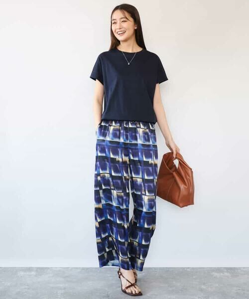 MK MICHEL KLEIN / エムケーミッシェルクラン カットソー | [接触冷感/洗える]裾ドロストデザインカットソー | 詳細4