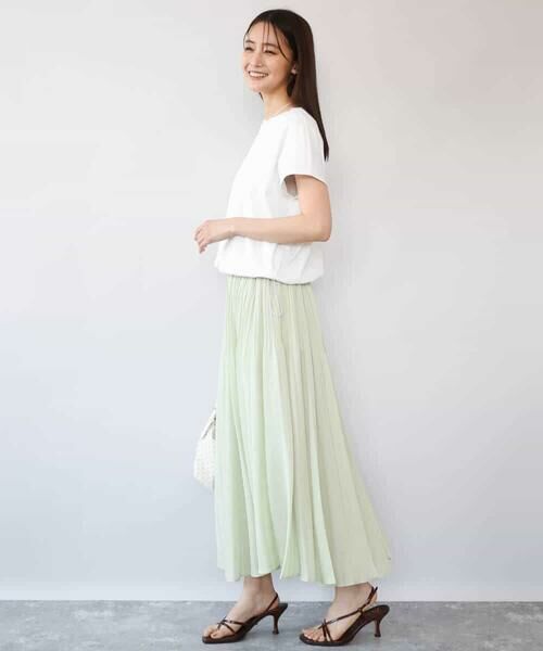 MK MICHEL KLEIN / エムケーミッシェルクラン カットソー | [接触冷感/洗える]裾ドロストデザインカットソー | 詳細8