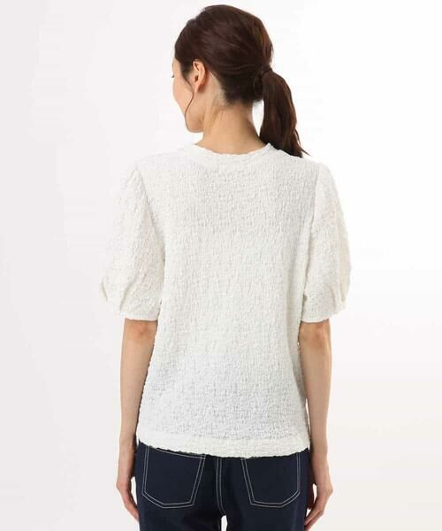 MK MICHEL KLEIN / エムケーミッシェルクラン カットソー | [UVカット/洗える]タックスリーブ ジャガードカットソー | 詳細26