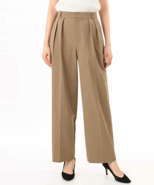 MK MICHEL KLEIN / エムケーミッシェルクラン チノ・ワークパンツ | [接触冷感/洗える]バレル風シルエットストレッチパンツ | 詳細22