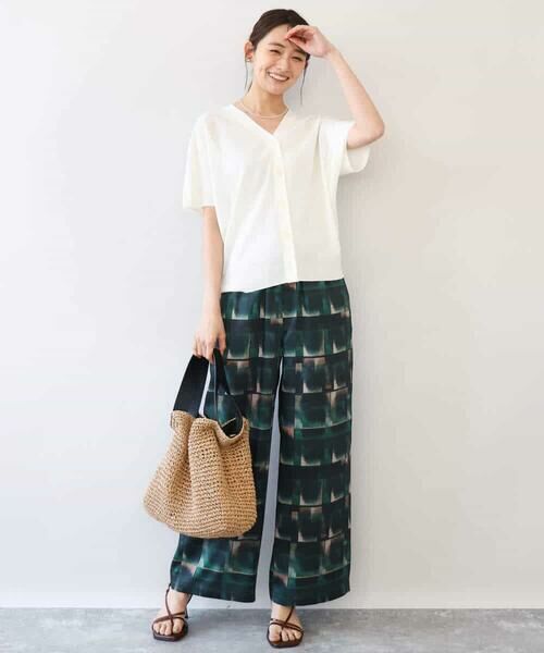 MK MICHEL KLEIN / エムケーミッシェルクラン カーディガン・ボレロ | [洗える]Vネックドルマンスリーブカーディガン | 詳細18