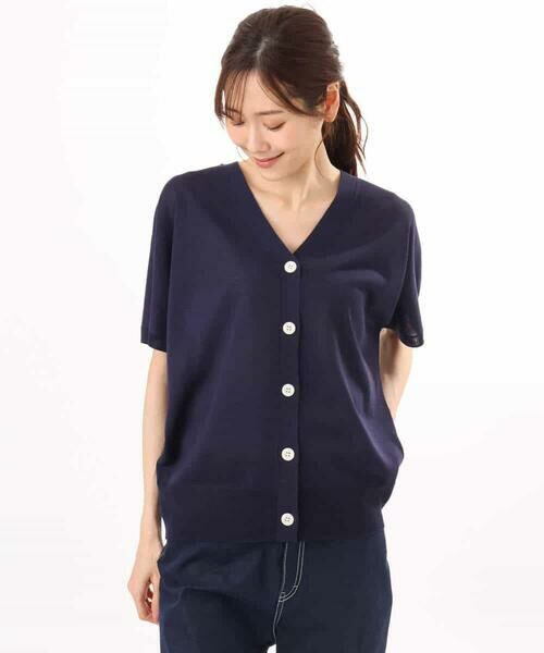 MK MICHEL KLEIN / エムケーミッシェルクラン カーディガン・ボレロ | [洗える]Vネックドルマンスリーブカーディガン | 詳細30