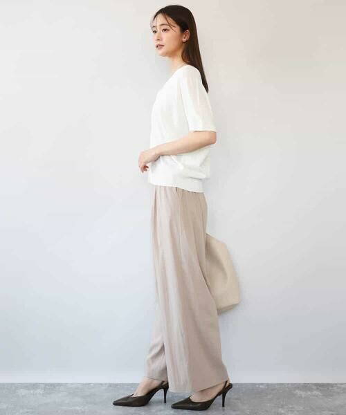 MK MICHEL KLEIN / エムケーミッシェルクラン カーディガン・ボレロ | [洗える]Vネックドルマンスリーブカーディガン | 詳細5