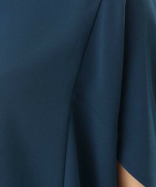 MK MICHEL KLEIN / エムケーミッシェルクラン シャツ・ブラウス | [瞬美シリーズ/UVカット/接触冷感/速乾/洗える]梨地ジョーゼット 変形スリーブブラウス | 詳細24