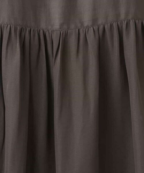 MK MICHEL KLEIN / エムケーミッシェルクラン シャツ・ブラウス | [UVカット/接触冷感/洗える]バンドカラーサテンブラウス | 詳細15