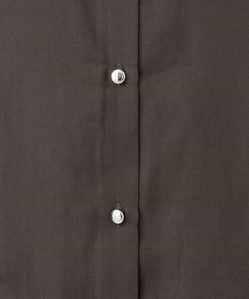 MK MICHEL KLEIN / エムケーミッシェルクラン シャツ・ブラウス | [UVカット/接触冷感/洗える]バンドカラーサテンブラウス | 詳細18