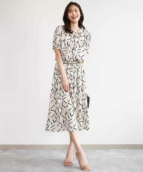 MK MICHEL KLEIN / エムケーミッシェルクラン シャツ・ブラウス | [接触冷感/洗える]アートプリントブラウス | 詳細11