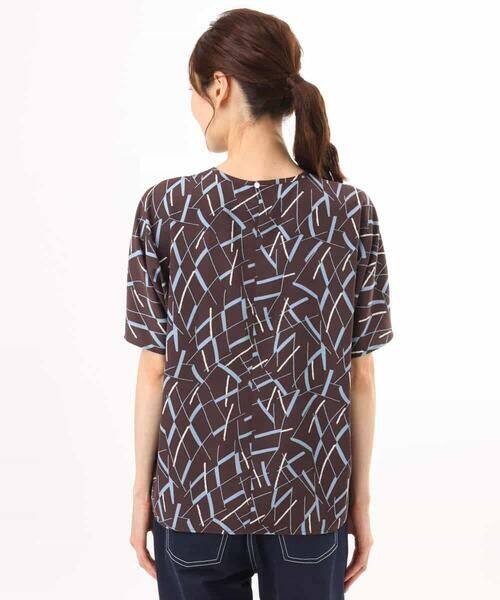 MK MICHEL KLEIN / エムケーミッシェルクラン シャツ・ブラウス | [接触冷感/洗える]アートプリントブラウス | 詳細25