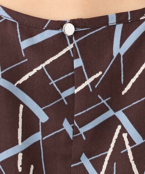 MK MICHEL KLEIN / エムケーミッシェルクラン シャツ・ブラウス | [接触冷感/洗える]アートプリントブラウス | 詳細27