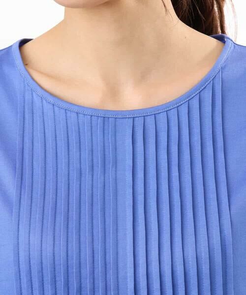 MK MICHEL KLEIN / エムケーミッシェルクラン カットソー | [接触冷感/洗える]シルケット天竺Aラインカットソー | 詳細28