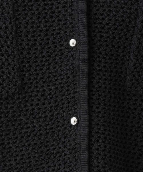 MK MICHEL KLEIN / エムケーミッシェルクラン カーディガン・ボレロ | [洗える]メッシュ編み半袖ジャケットライクニット | 詳細30
