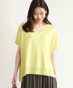 MK MICHEL KLEIN / エムケーミッシェルクラン ニット・セーター | [UVカット/接触冷感/洗える]Vネックニットプルオーバー