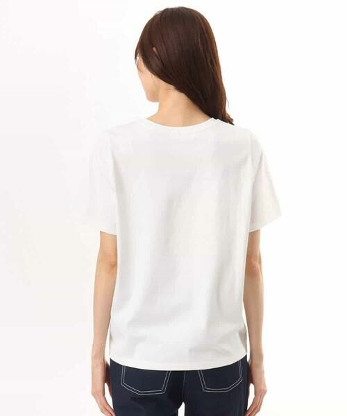 MK MICHEL KLEIN / エムケーミッシェルクラン カットソー | [接触冷感/洗える]コットンロゴTシャツ | 詳細13
