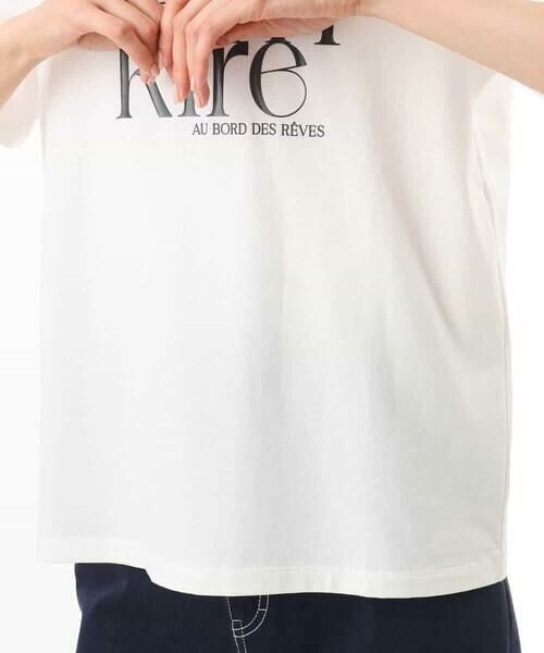 MK MICHEL KLEIN / エムケーミッシェルクラン カットソー | [接触冷感/洗える]コットンロゴTシャツ | 詳細16