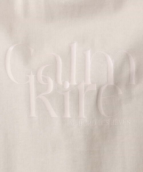 MK MICHEL KLEIN / エムケーミッシェルクラン カットソー | [接触冷感/洗える]コットンロゴTシャツ | 詳細19