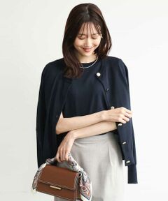 MK MICHEL KLEIN / エムケーミッシェルクラン その他トップス | [洗える]カラーニットアンサンブル