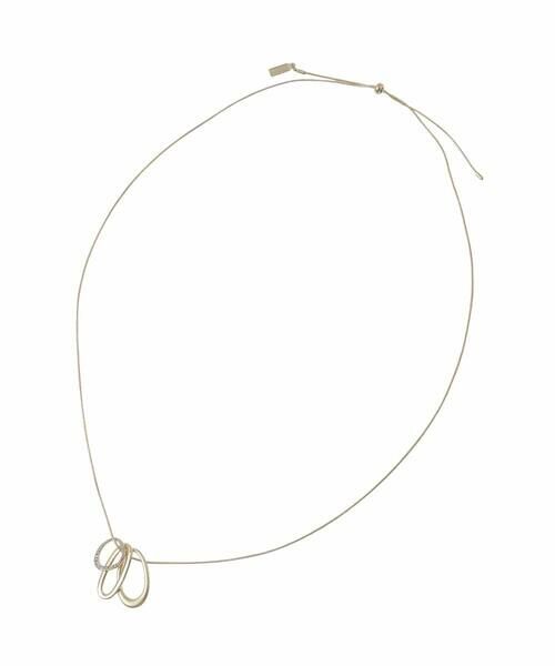 MK MICHEL KLEIN / エムケーミッシェルクラン ネックレス・ペンダント・チョーカー | リングモチーフロングネックレス | 詳細1