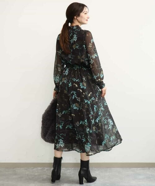 MK MICHEL KLEIN / エムケーミッシェルクラン シャツ・ブラウス | [洗える]水彩花柄シフォンブラウス | 詳細15