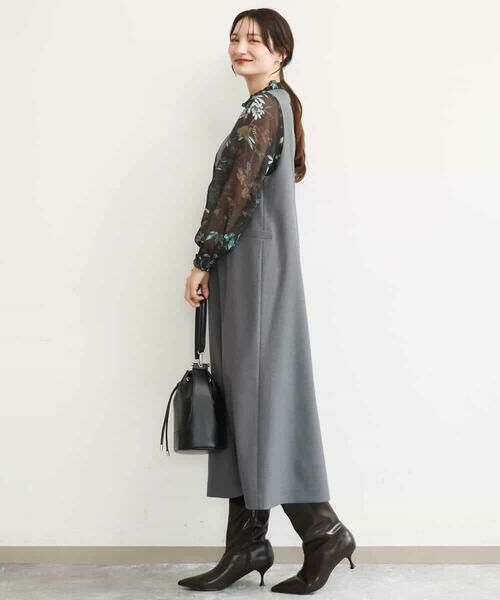 MK MICHEL KLEIN / エムケーミッシェルクラン シャツ・ブラウス | [洗える]水彩花柄シフォンブラウス | 詳細22
