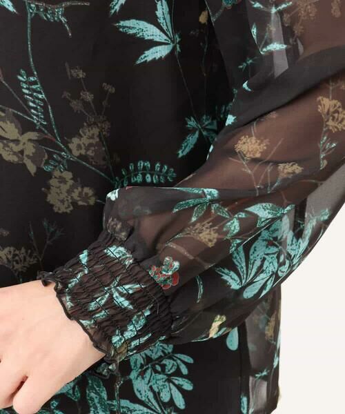 MK MICHEL KLEIN / エムケーミッシェルクラン シャツ・ブラウス | [洗える]水彩花柄シフォンブラウス | 詳細28