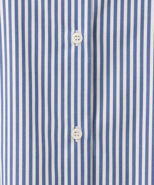 MK MICHEL KLEIN / エムケーミッシェルクラン シャツ・ブラウス | [防シワ/洗える]コットン混ベーシックシャツ（ストライプ） | 詳細20